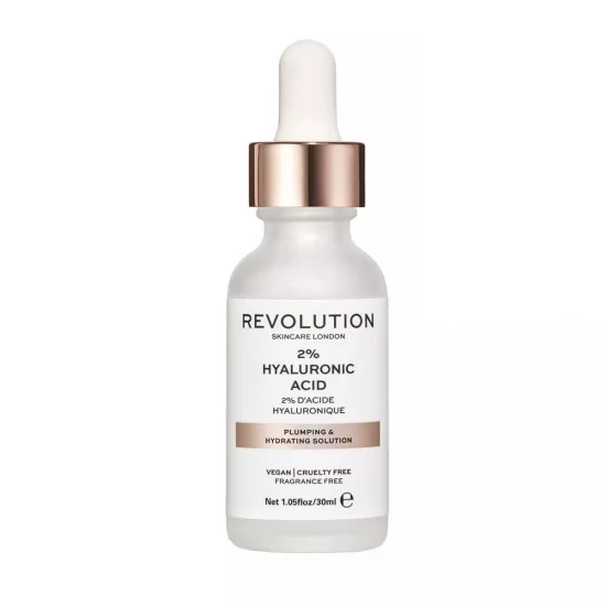 revolution skincare 2 hyaluronic acid plumping & hydrating solution